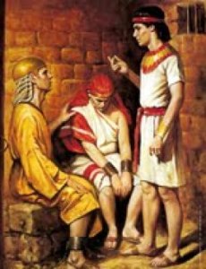 Yoseph Reveals Salvation and Curse of Death to Prisoners, PD Image