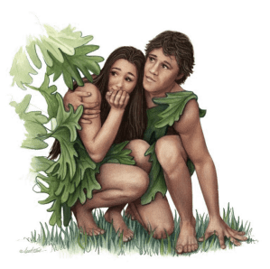 Artistic Perspective of Adam and Eve Hiding, PDI