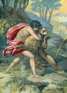 Samson Slays Lion of Judah, PDI