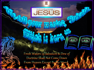 Prophet Elijah is Here